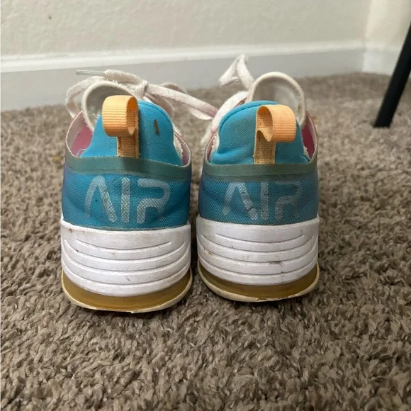 Nike Air White,Pink&Blue Size 7.5 - Picture 4 of 6